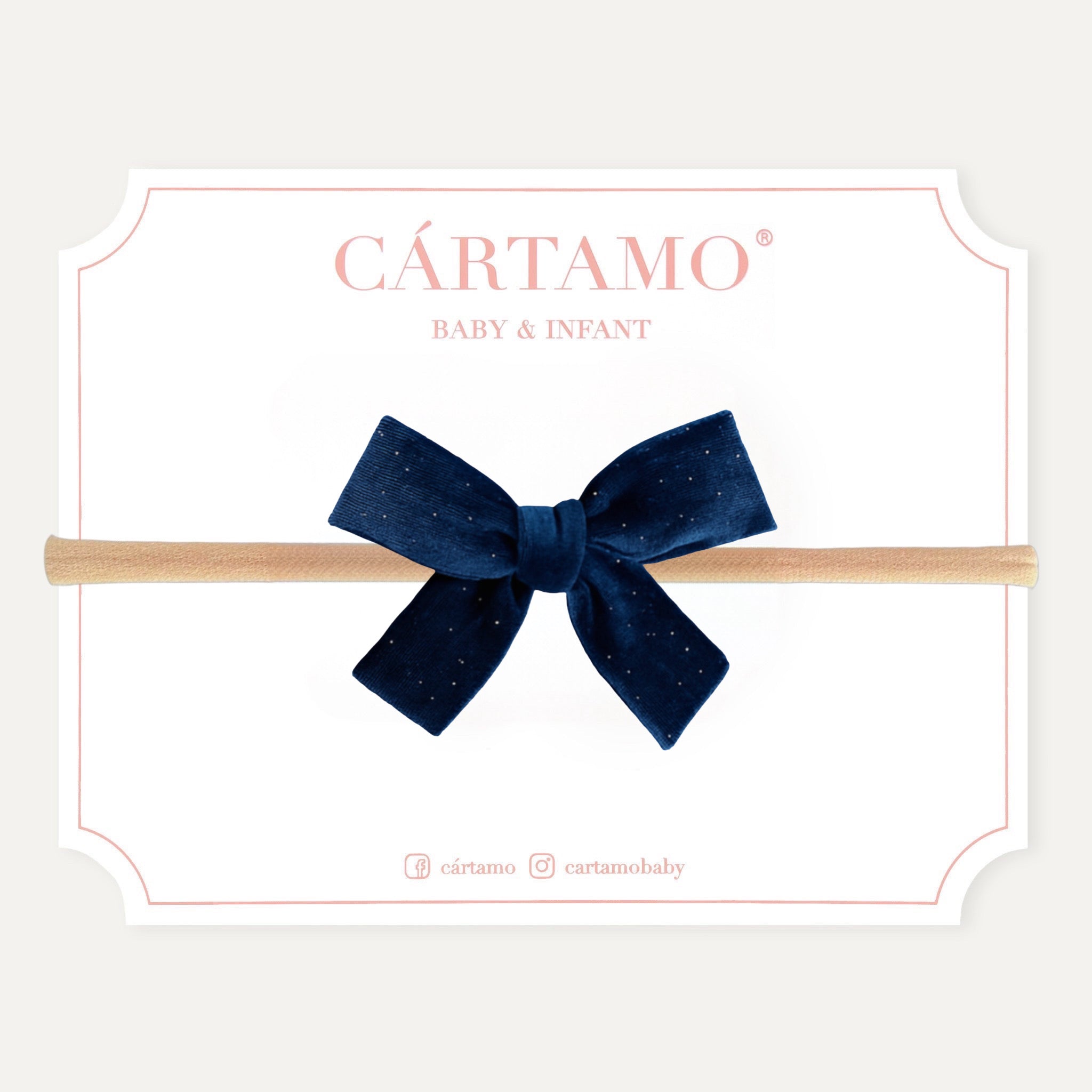 Lazo Velvet Destellos (Bebé y Niña)