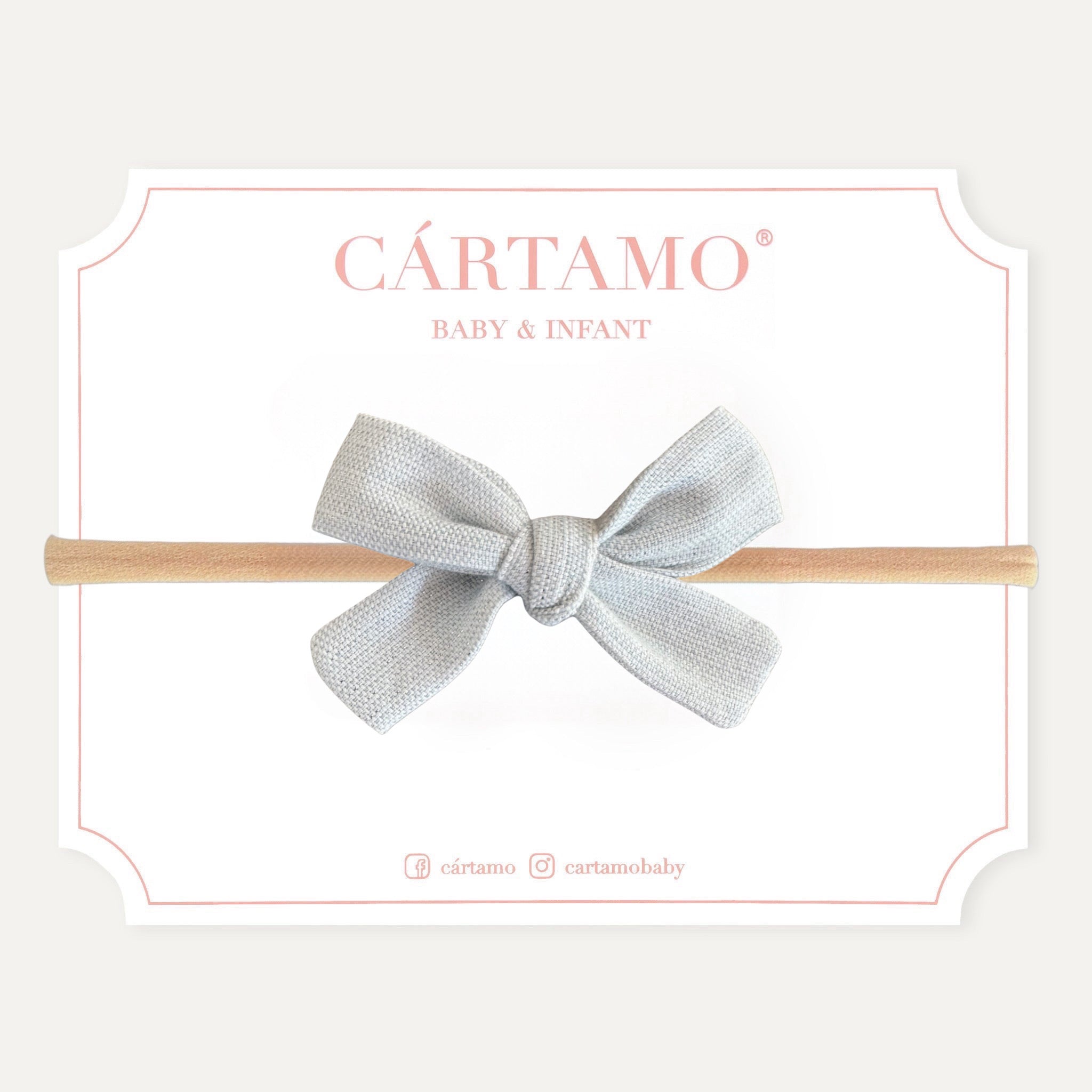 Lazo Gris Metálico (Bebé y Niña)