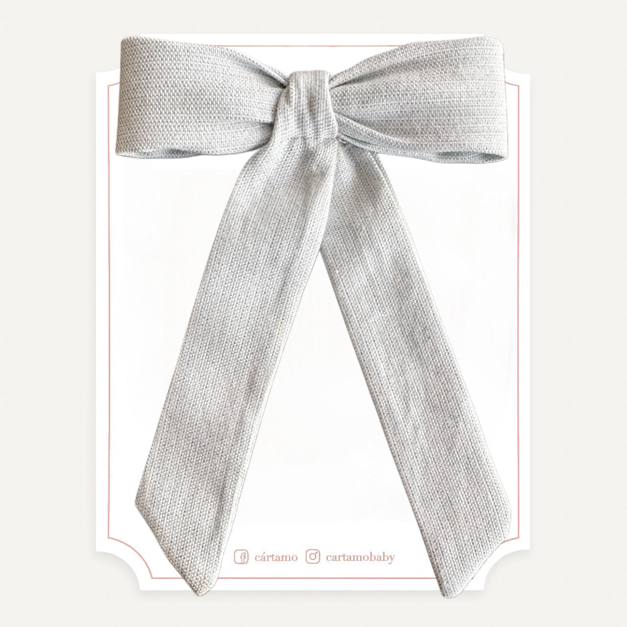 Pony Tail Gris Metálico  (Niñas y Teens)