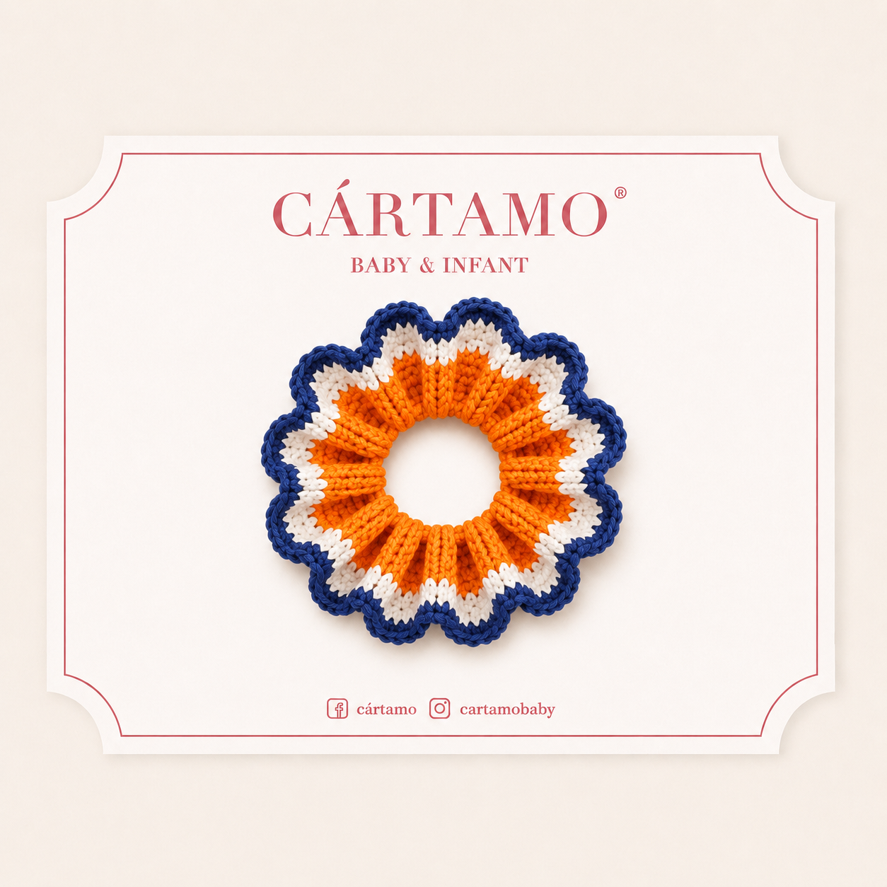 Vintage Scrunchies Tejidas a Mano
