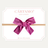 Lazo Velvet Destellos (Bebé y Niña)