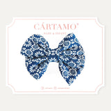 Moño Denim Floral