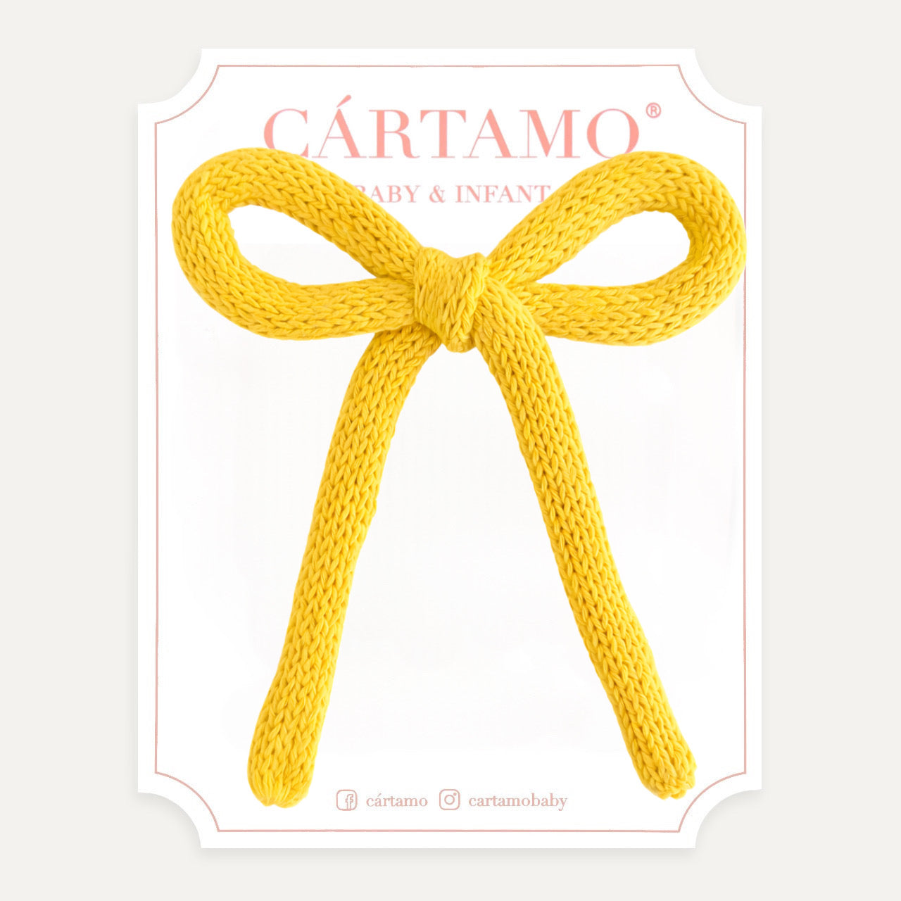 Clip Lazo Tejido a Mano Hilaza Italiana