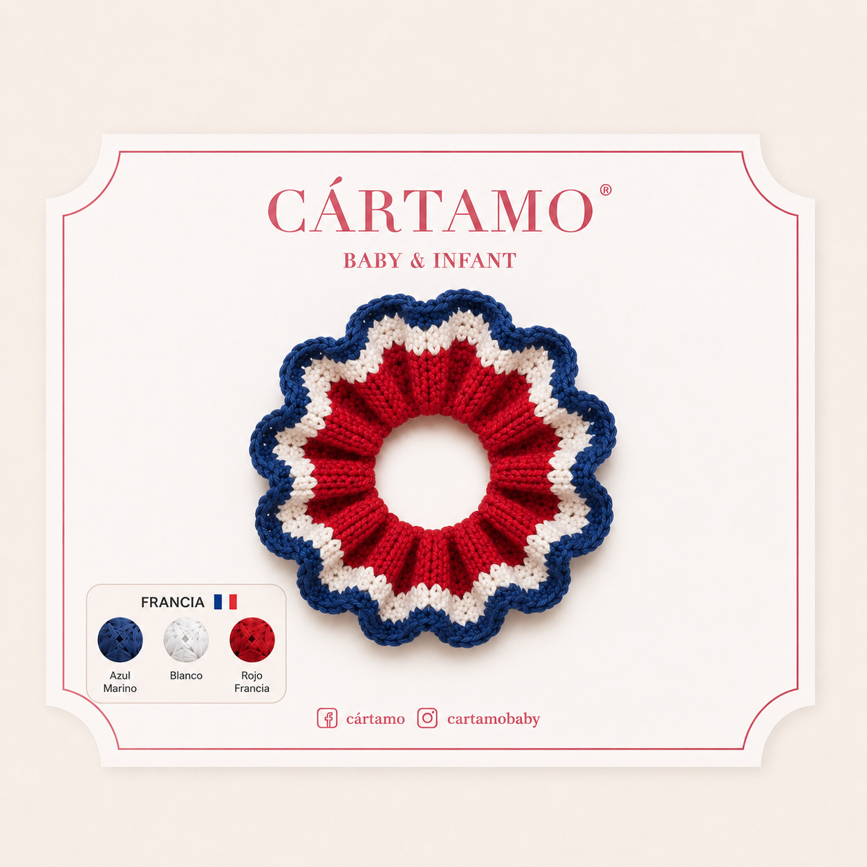 Vintage Scrunchies Tejidas a Mano