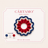 Vintage Scrunchies Tejidas a Mano