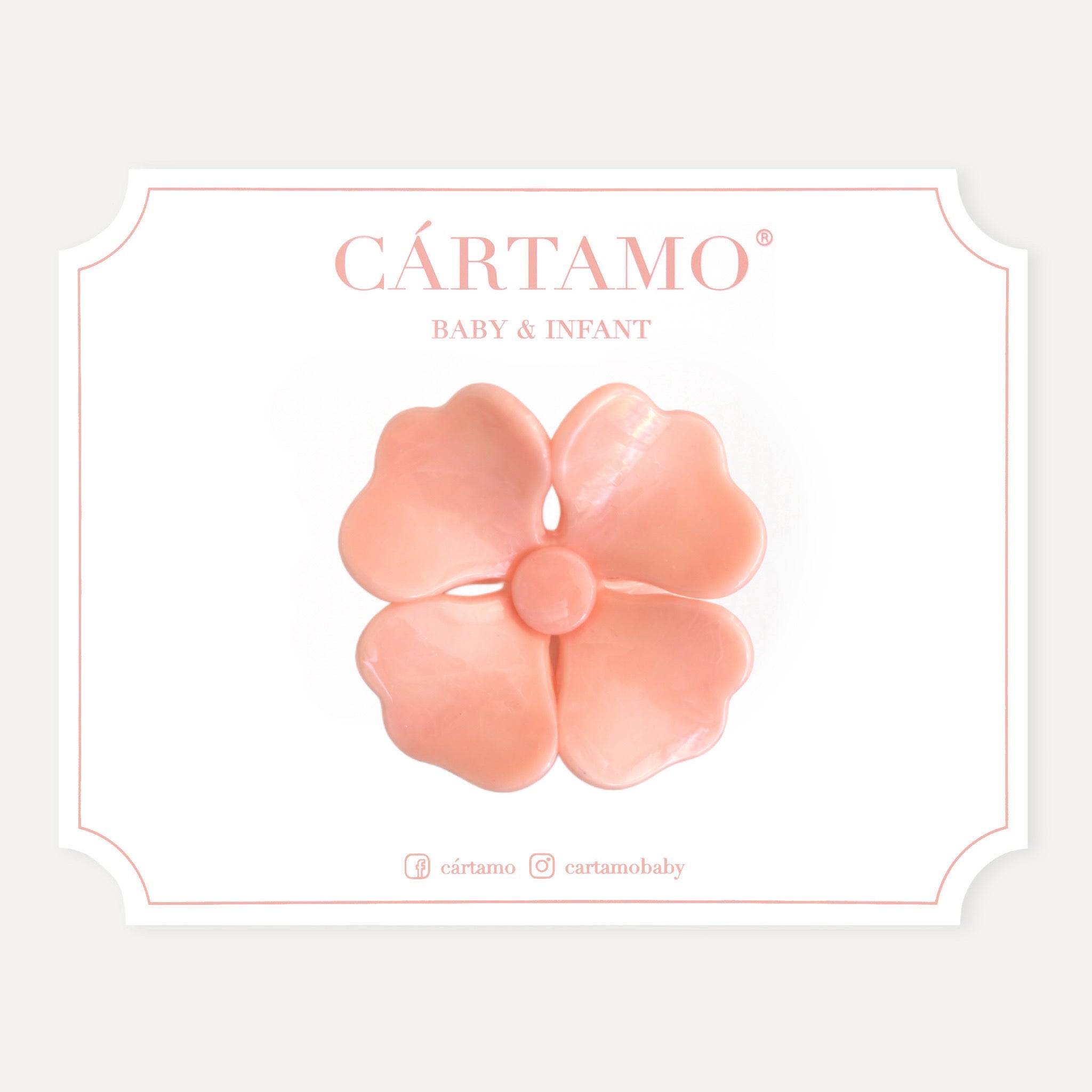 Pinza Flor Pastel Efecto Nácar Edición Limitada