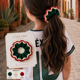 Vintage Scrunchies Tejidas a Mano
