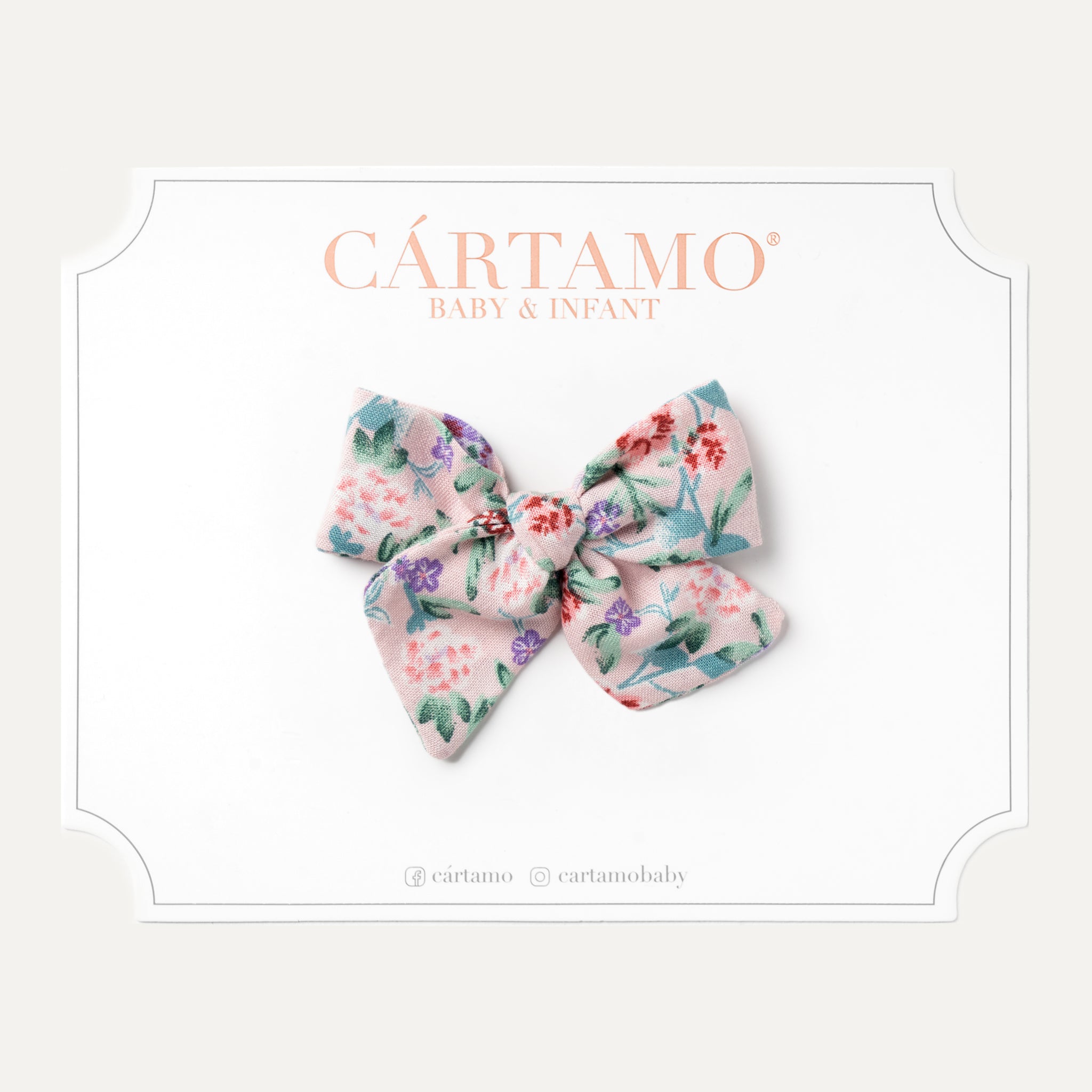 Moños estampados Primavera