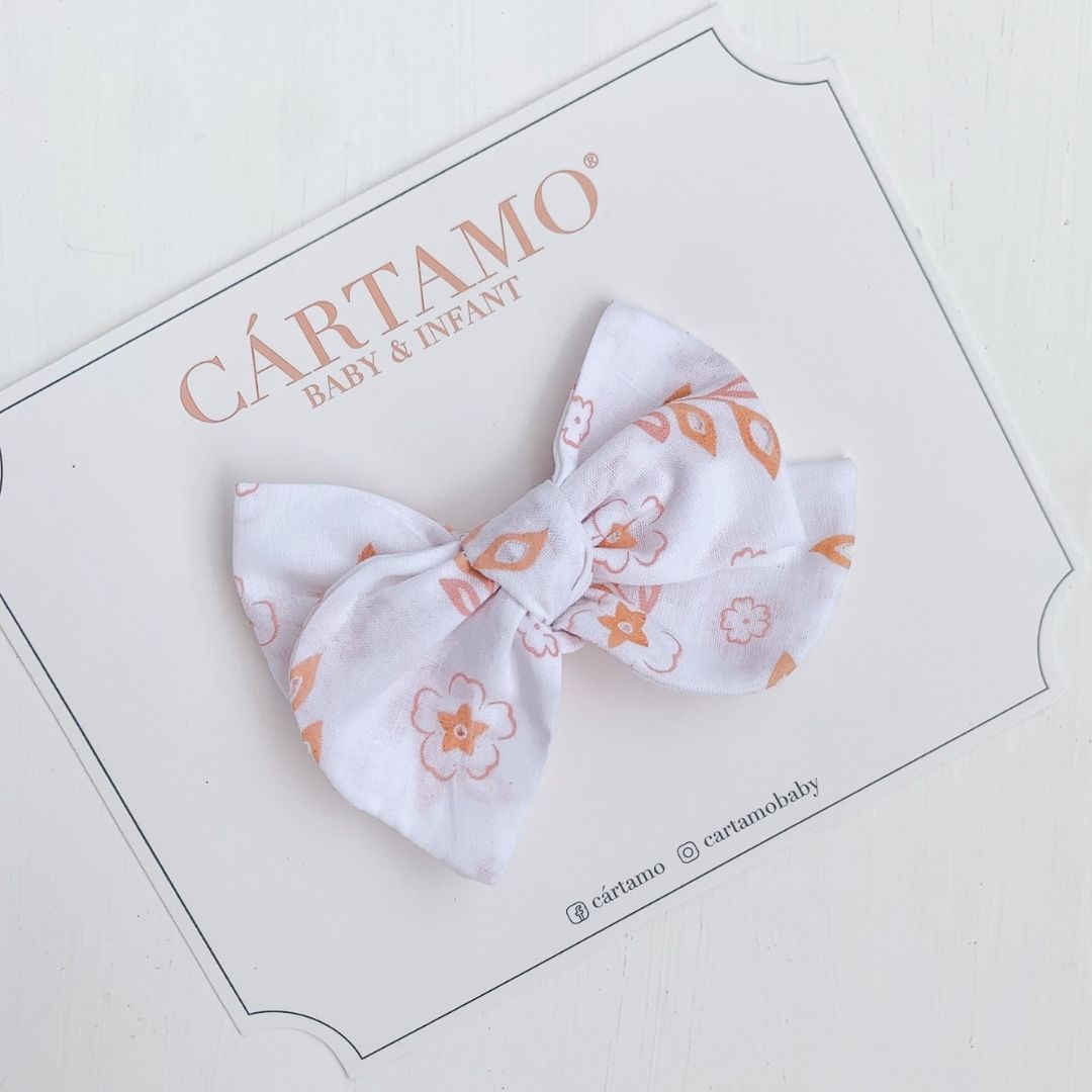 MOÑO ESTAMPADO MAYO PINZA CARTAMO