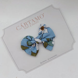 Moños estampados Agosto Lino